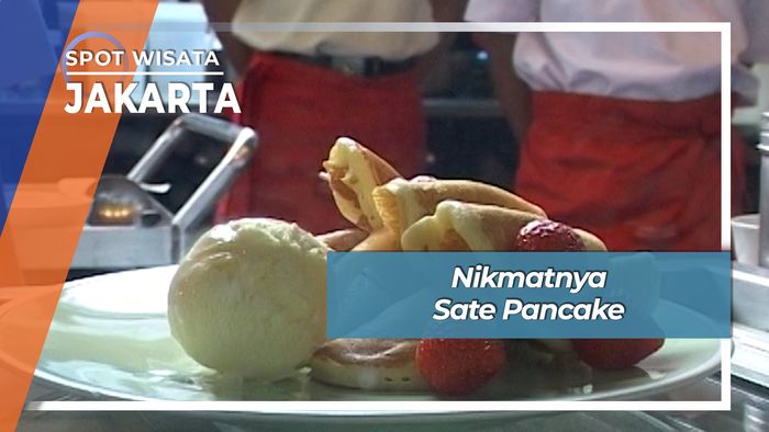 Enak Nikmat Sate Pancake Dalam Baluran Saus Coklat Jakarta 