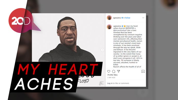 Duka Agnez Mo atas Tewasnya George Floyd yang Dibunuh Polisi AS