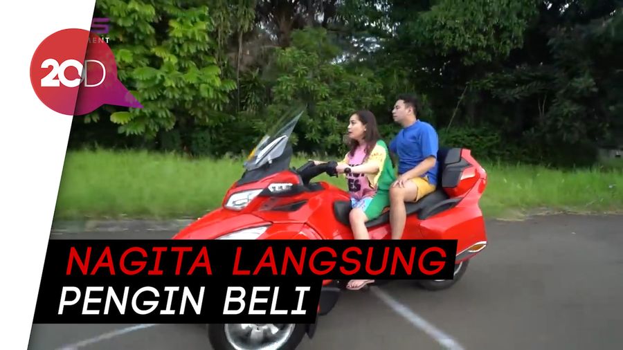 Perdana Kendarai Motor, Nagita Rayu Raffi Ahmad untuk Beli