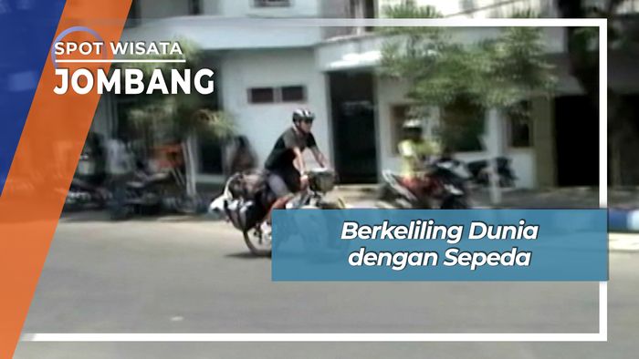 Bersepeda Keliling Dunia Melalui Jombang Jawa Timur