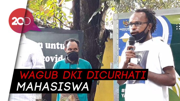 Mahasiswa Papua Curhat ke Wagub DKI: Cari Kos di Jakarta Susah!