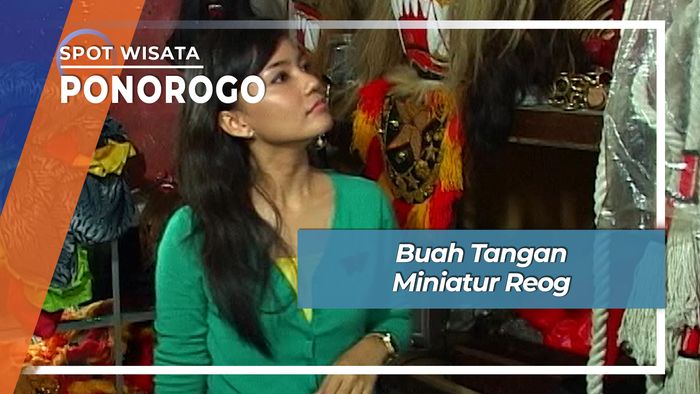 Buah Tangan Miniatur Reog, Ponorogo 