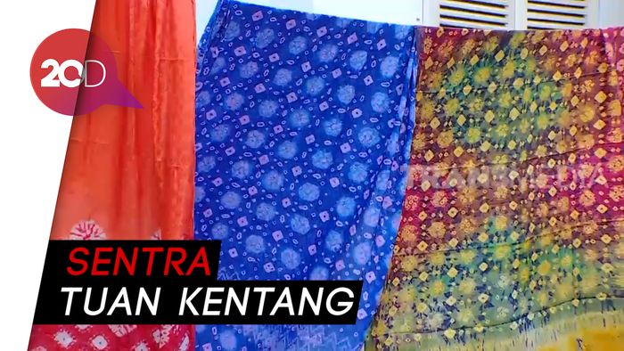  Cantiknya Kain Pelangi Jumputan dari Palembang