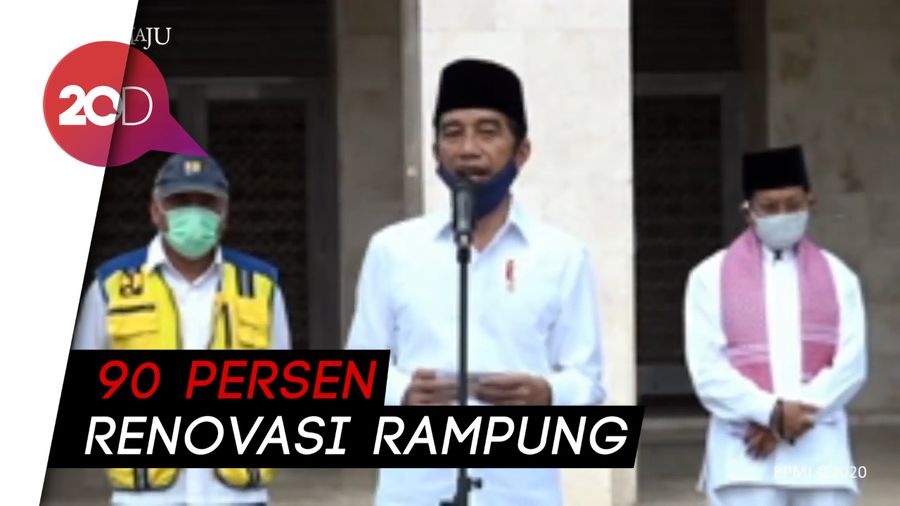 Jokowi Tinjau Istiqlal: Rencana Dibuka Juli, Keputusan di Imam Besar