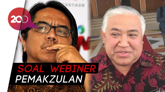 Beda Din Syamsuddin dan Ade Armando Soal Diskusi Pemakzulan Jokowi