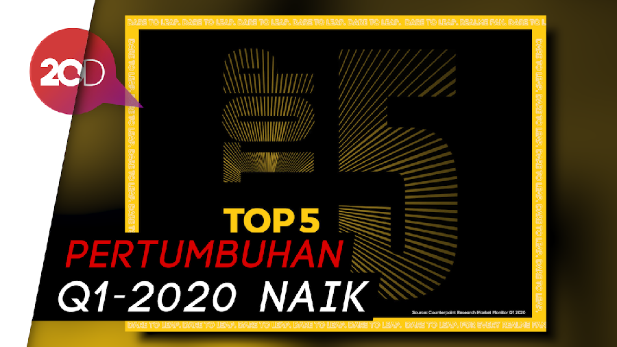 Realme Duduki Top 5 Pasar Ponsel Asia Tenggara