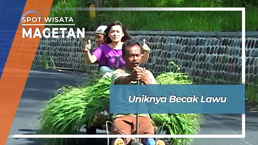 Uniknya Becak Lawu, Magetan