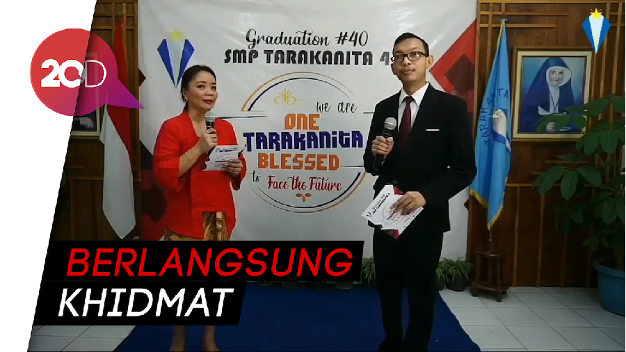 Pandemi Corona, SMP Tarakanita 4 Jakarta Gelar Wisuda Online