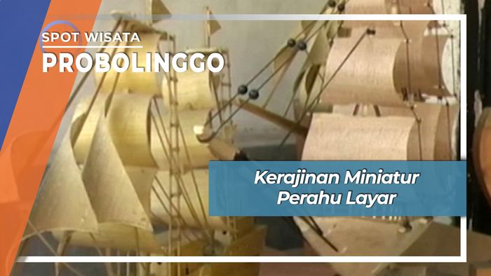 Kerajinan Miniatur Perahu Layar Probolinggo