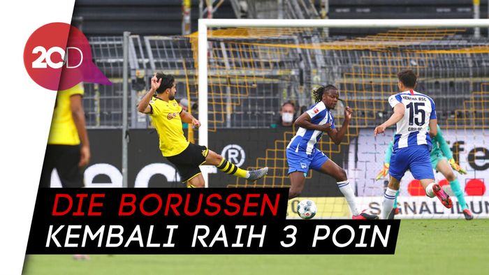 Gol Emre Can Menangkan Dortmund Atas Hertha Berlin