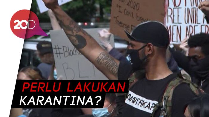 Kata WHO soal Kerumunan Massa di Aksi Protes George Floyd