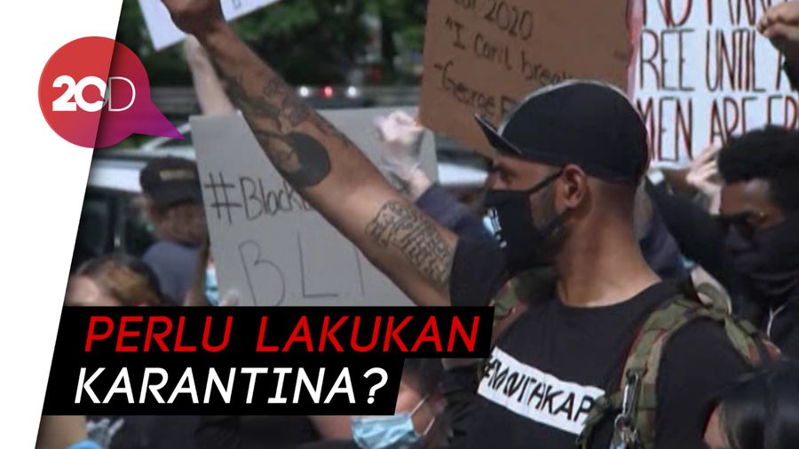 Kata WHO soal Kerumunan Massa di Aksi Protes George Floyd