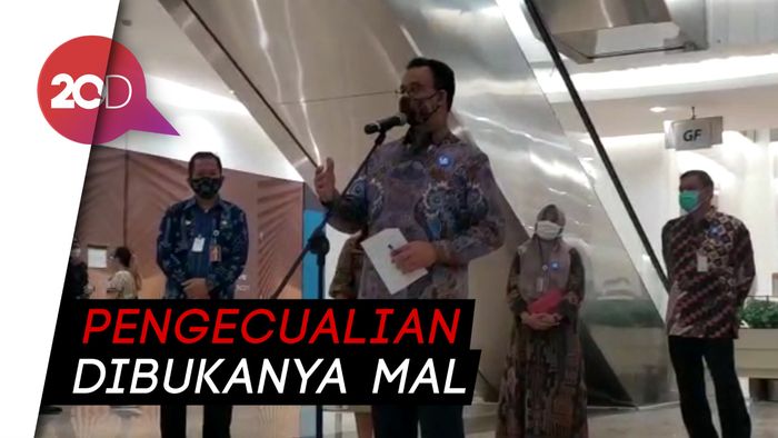 Anies Izinkan Mal Buka 15 Juni, tapi Bioskop Belum Boleh