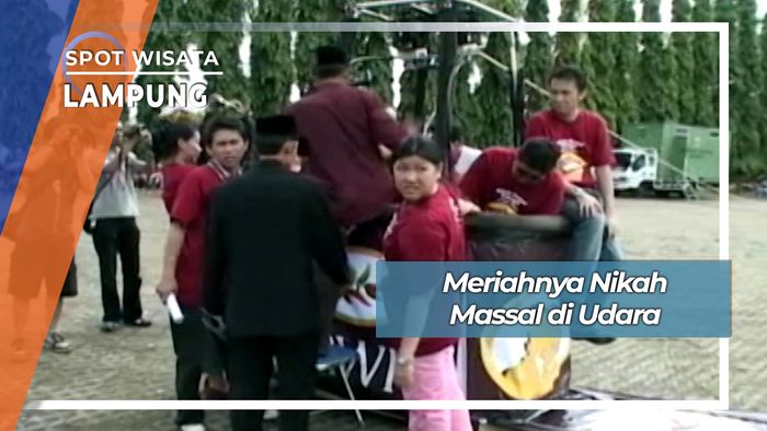 Nikah Massal di Udara Bandar Lampung 