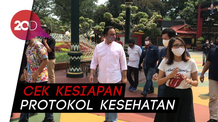 Anies Pantau Kesiapan Ancol Sebelum Dibuka 20 Juni