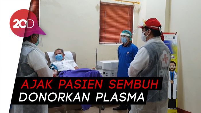 Riza Patria Resmikan Donor Plasma Konvalesen Pertama di DKI
