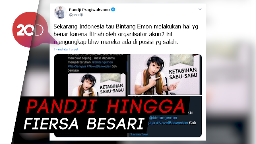 Dukungan Para Komika dan Influencer untuk Bintang Emon