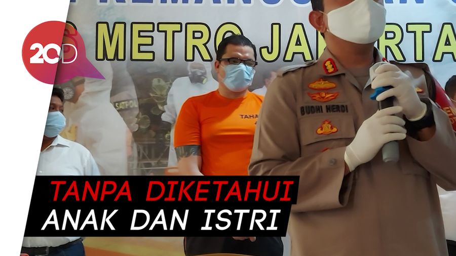 Jerry Lawalata Sembunyi-sembunyi Isap Sabu di Rumah Sendiri