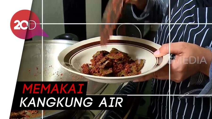 Nikmatnya Rendang Kangkung dengan Tekstur Mirip Daging