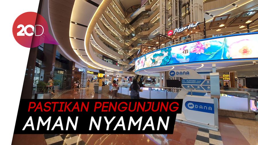 Sudah Dibuka, Begini Suasana Plaza Blok M di PSBB Masa Transisi