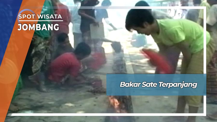 Bakar Sate Terpanjang, Jombang