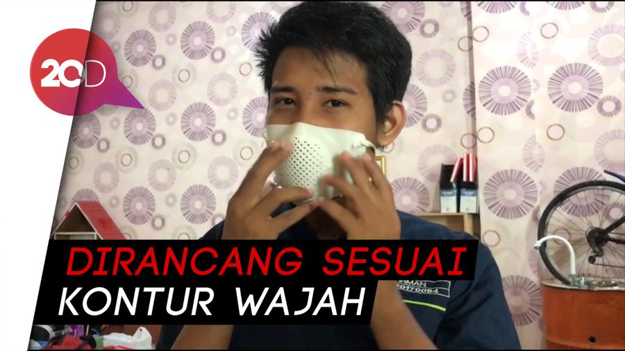 Mahasiswa UMI Makassar Bikin Masker 3D dari Sari Pati Jagung