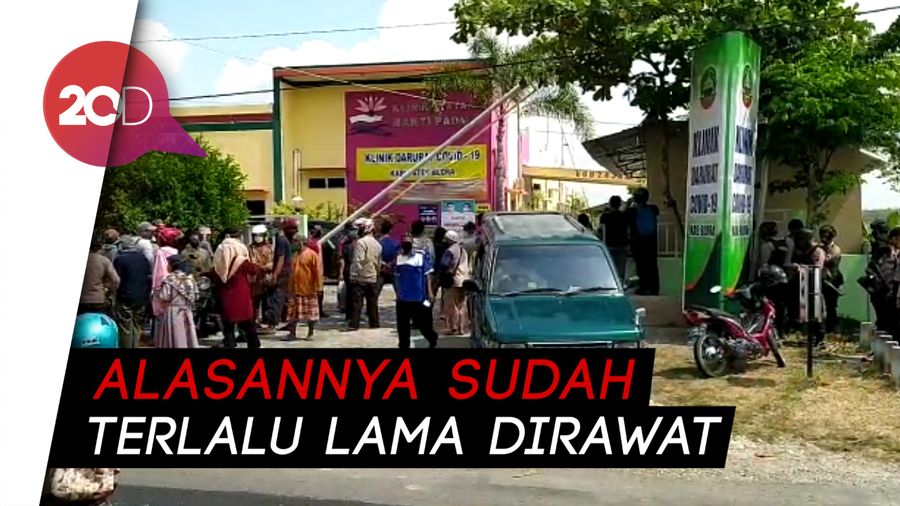 Massa Bawa Pulang Belasan Pasien Corona dari Klinik di Blora