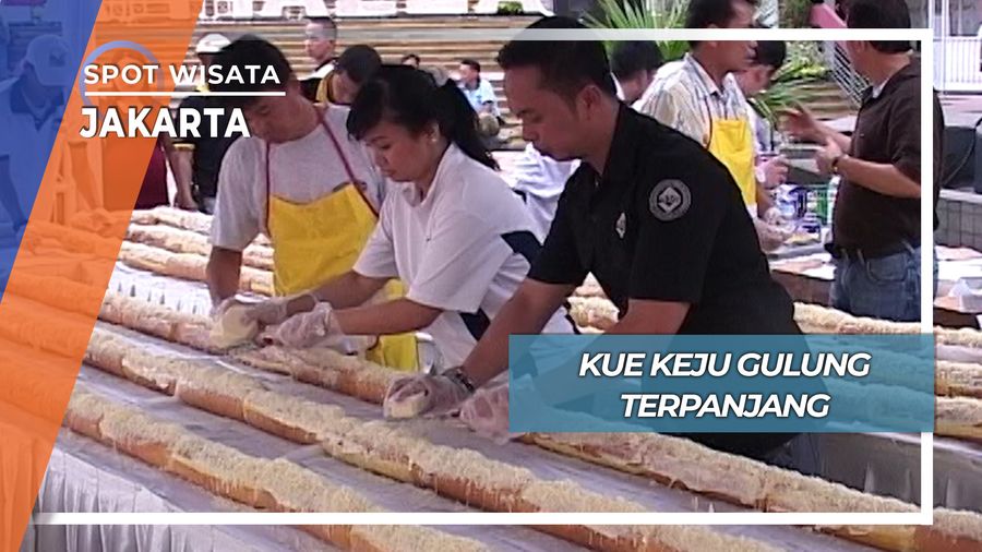 Kue Keju Gulung Terpanjang, Jakarta