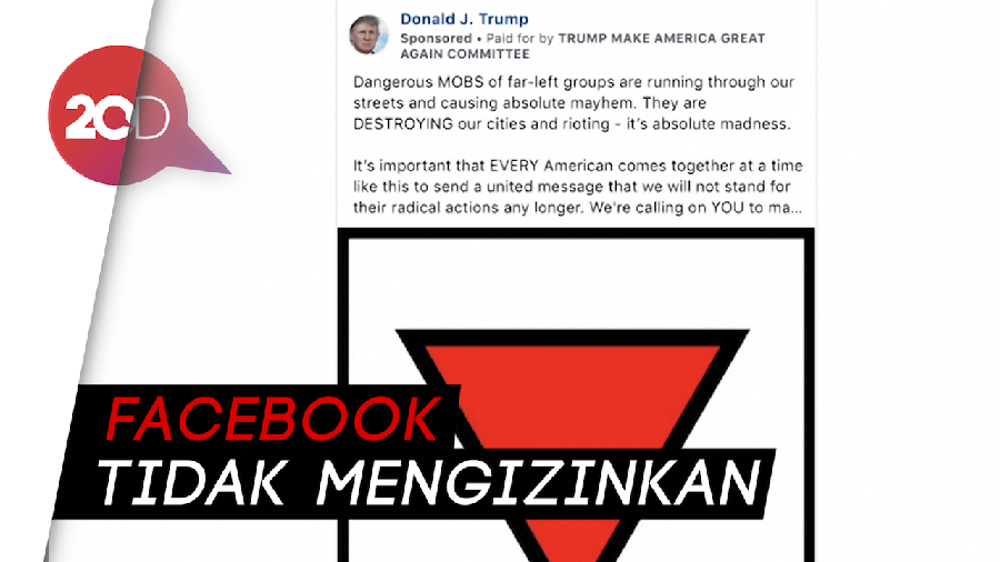 Pakai Simbol Nazi, Iklan Kampanye Donald Trump Dihapus Facebook