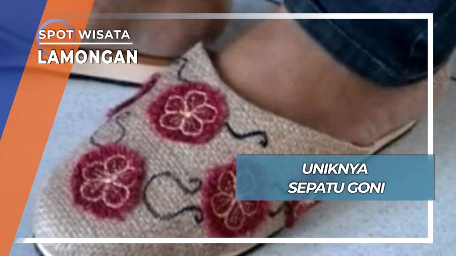Unik Cantik Sepatu Goni Berbahan Limbah Lamongan
