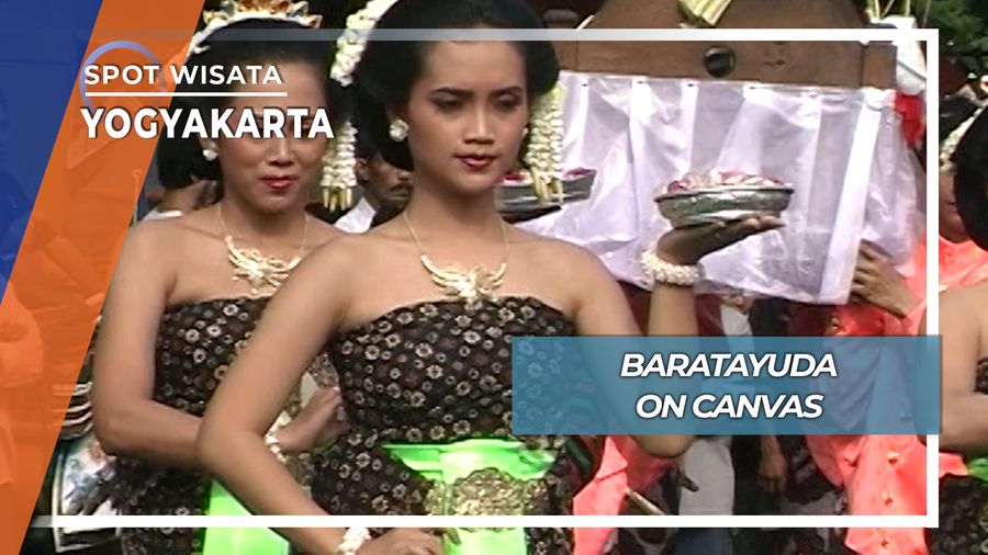 Baratayuda On Canvas, Yogyakarta