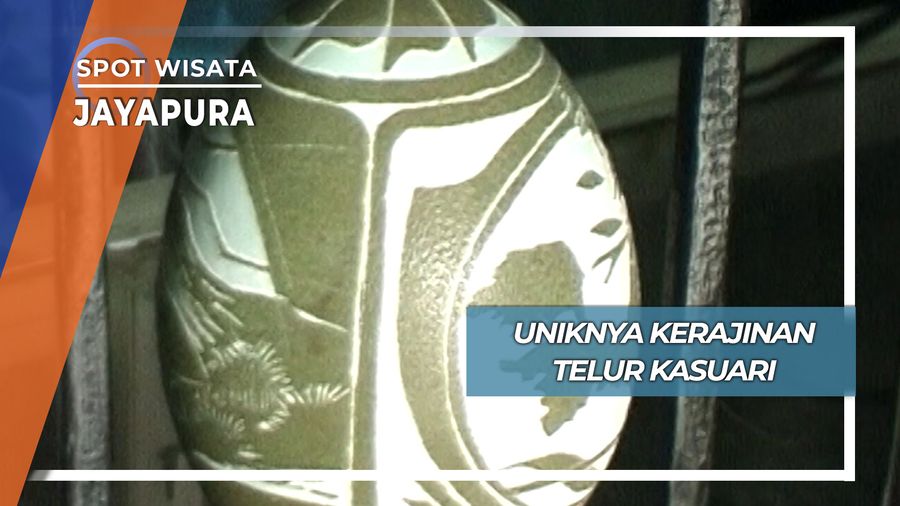 Kerajinan Telur Kasuari, Jayapura