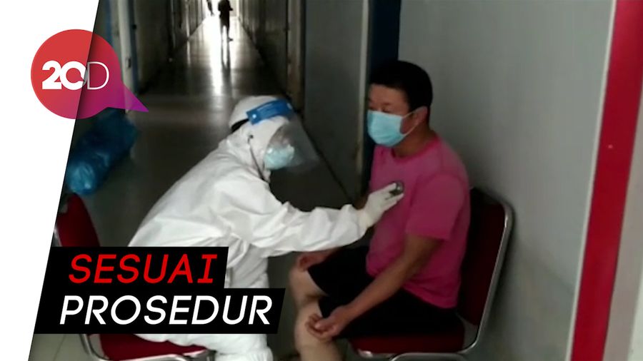 TKA Asal China yang Sudah Tiba di Sultra Jalani Pemeriksaan Kesehatan