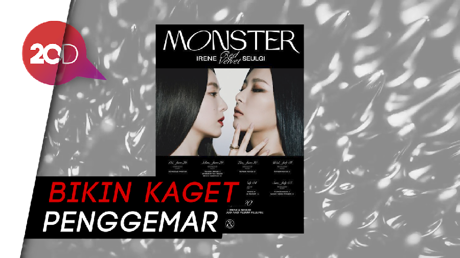 Poster Sensual Irene dan Seulgi Red Velvet untuk Unit Debut