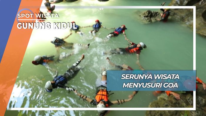 Seru Wisata Susur Goa Kali Suci Gunung Kidul