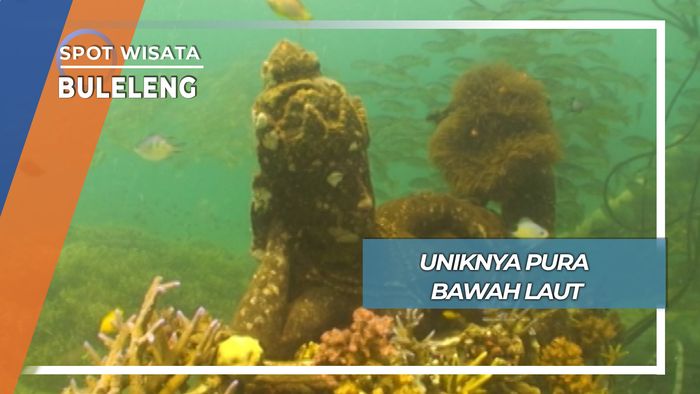 Unik Menarik Pura Bawah Laut Buleleng