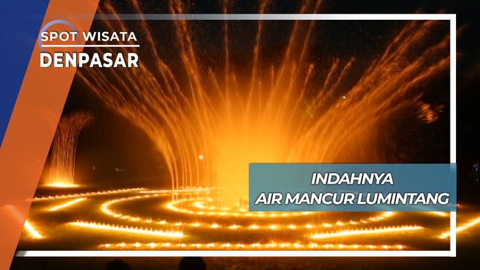 Indahnya Air Mancur Lumintang, Denpasar