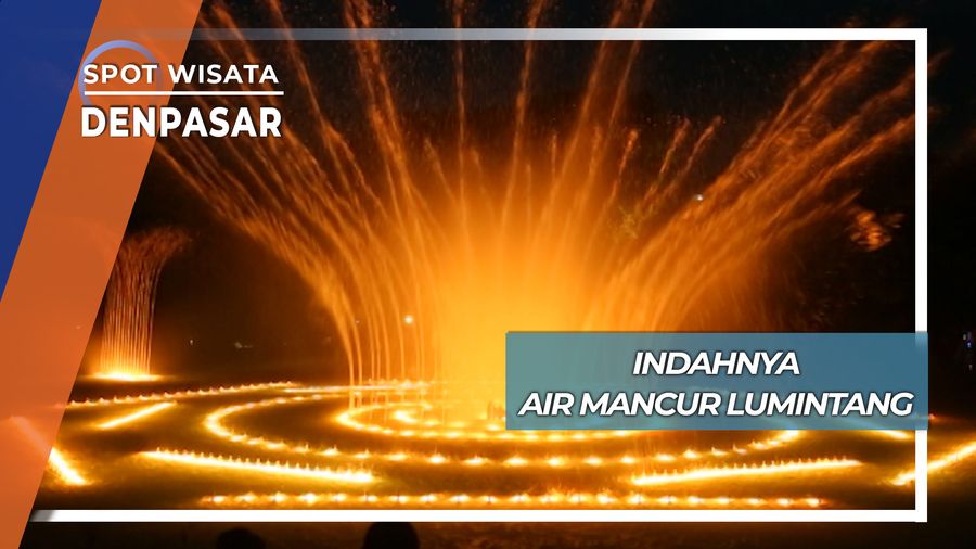 Indahnya Air Mancur Lumintang, Denpasar