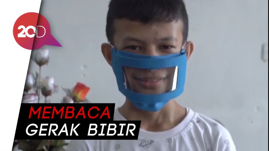 Masker Transparan Khusus untuk Siswa Tunarungu