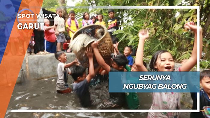 Unik Seru Ngubyag Balong Ala Kampung Panyingkiran Garut
