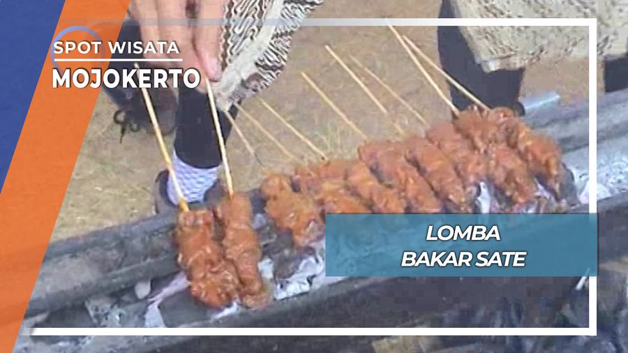 Lomba Bakar Sate Massal Mojokerto