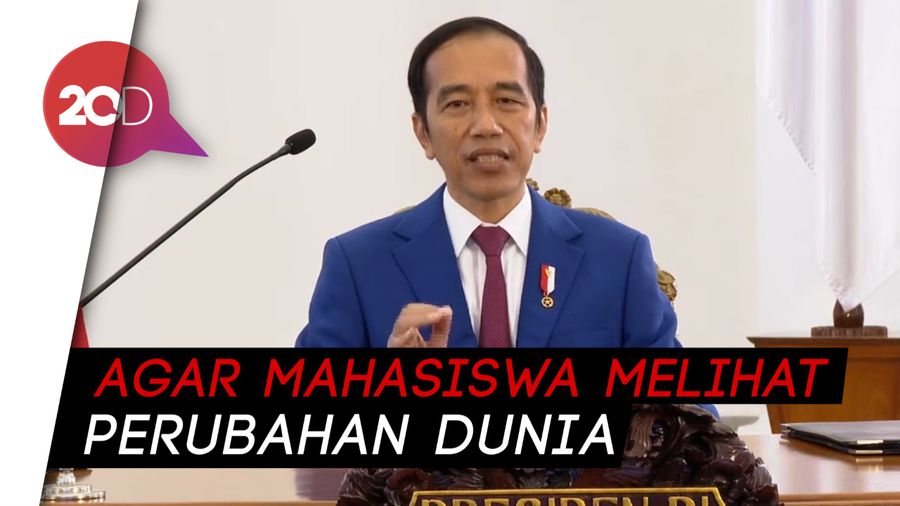 Jokowi ke Rektor Se-RI: Fasilitasi Mahasiswa Belajar pada Siapa Pun