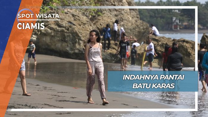 Ramai Meriah Pantai Batu Karas Cijulang Pangandaran