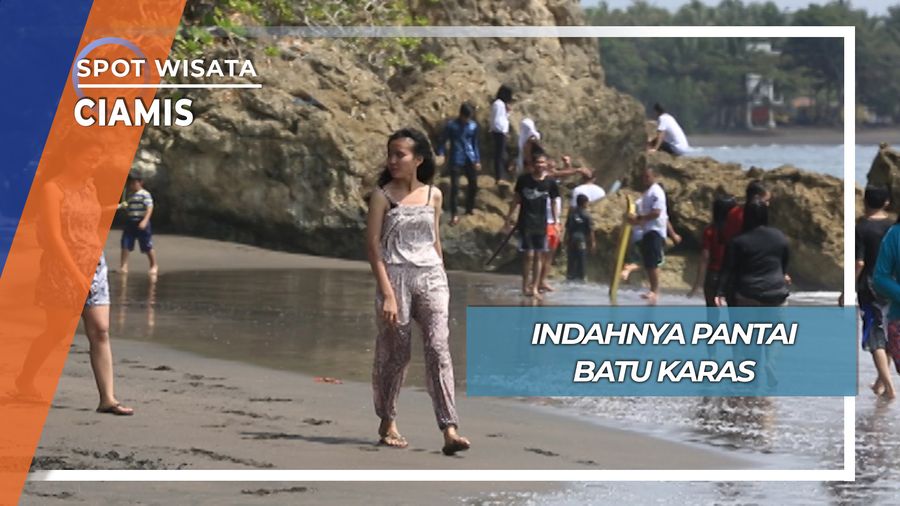Ramai Meriah Pantai Batu Karas Cijulang Pangandaran