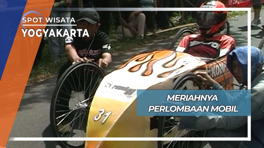 Meriah Lomba Mobil Tanpa Mesin Sleman Yogyakarta