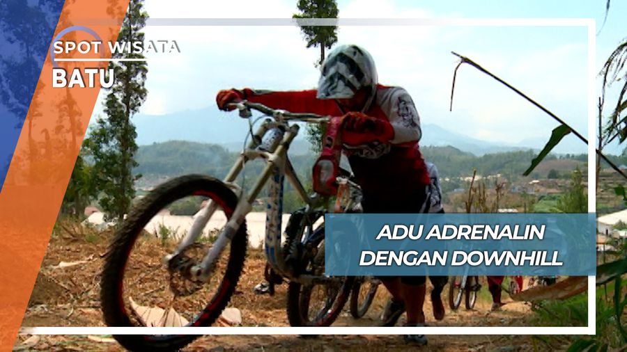Pacu Adrenalin Sepeda Downhill Bukit Songgoriti Batu