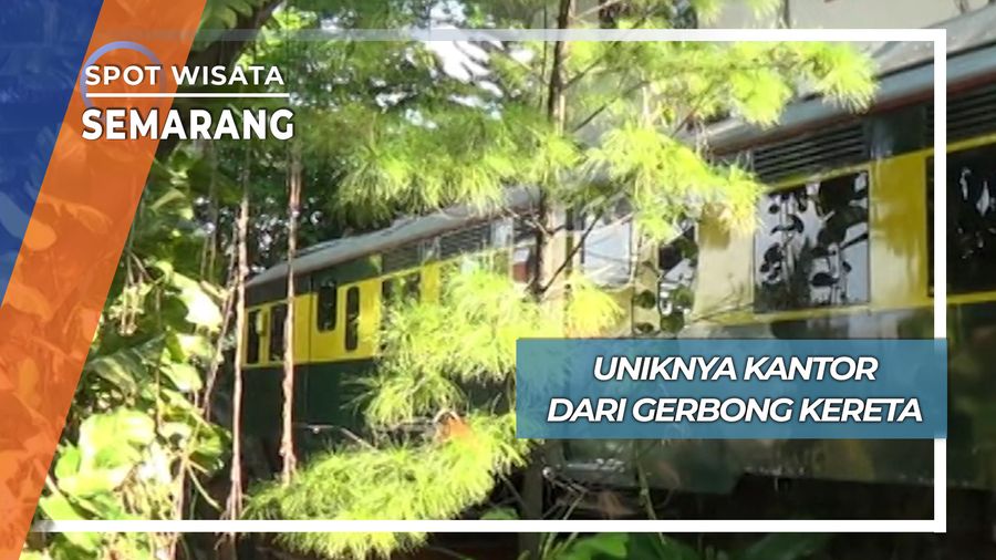 Unik Kantor Cabang dari Gerbong Kereta Api Semarang