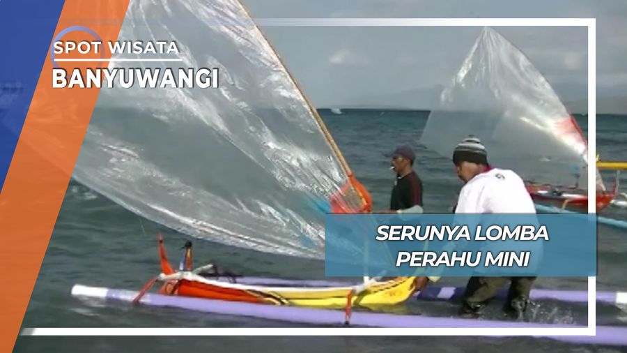 Meriahnya Perahu Mini Banyuwangi