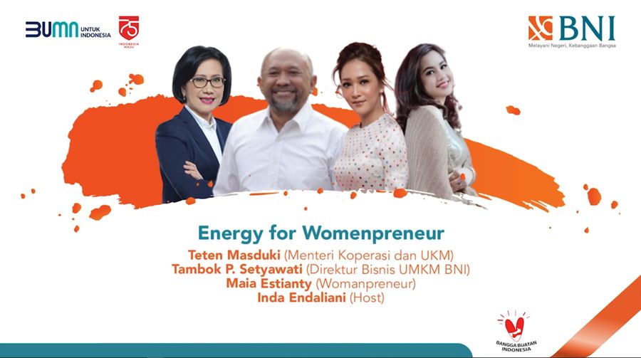 KemenkopUKM Beberkan Dukungan untuk Pengusaha Wanita di HUT ke-74 BNI