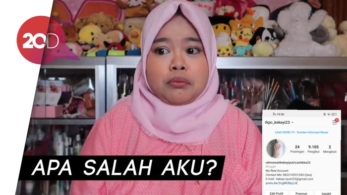 Akun Instagramnya Dinonaktifkan, Kekeyi Sedih